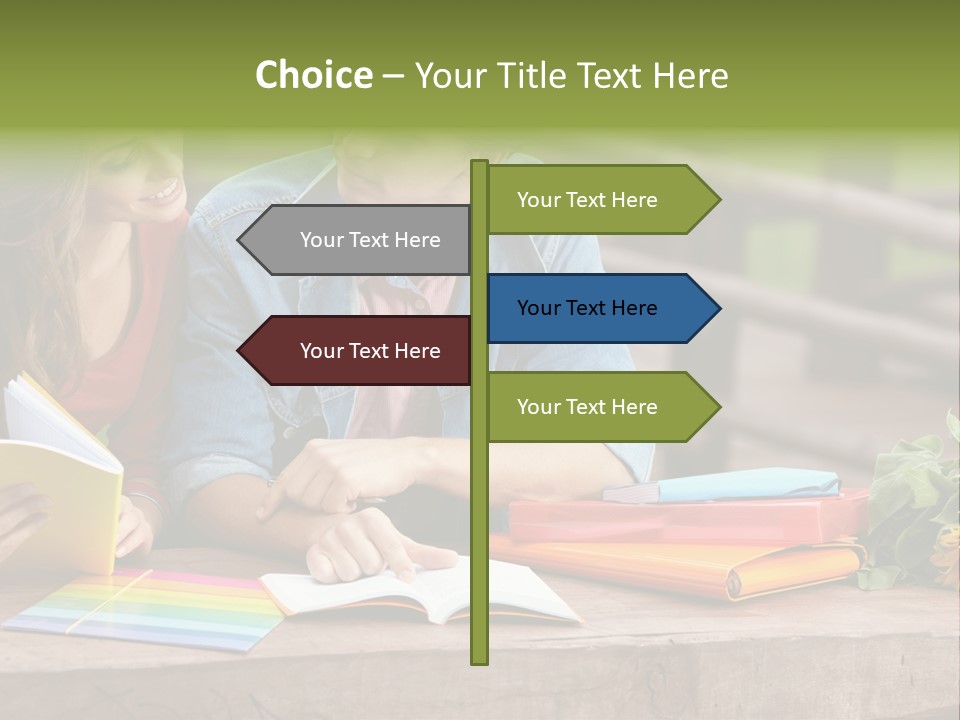 Male Learn Young PowerPoint Template