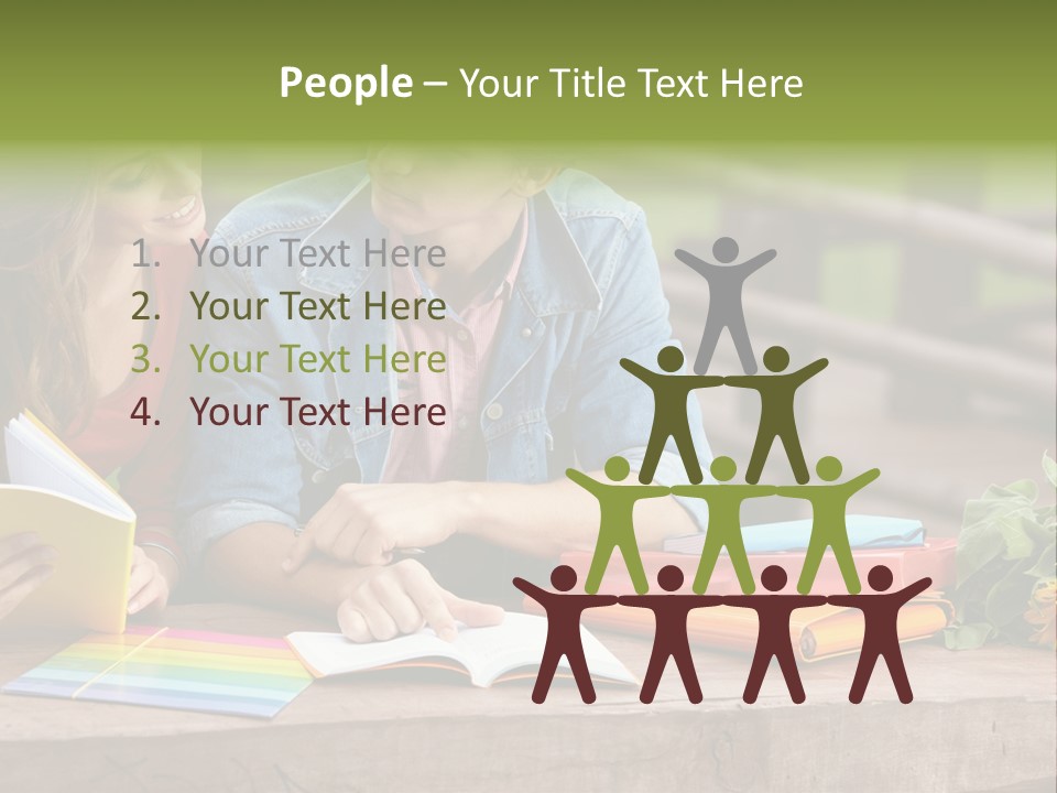 Male Learn Young PowerPoint Template