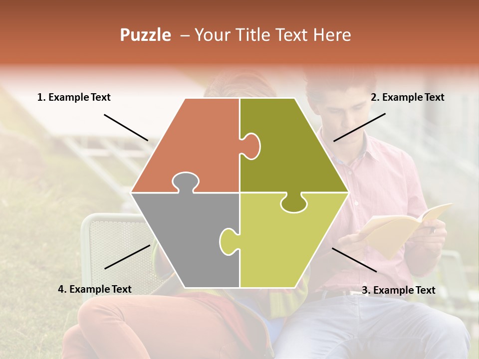 Education Beauty Mates PowerPoint Template