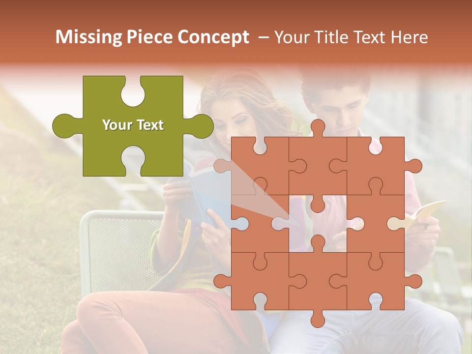 Education Beauty Mates PowerPoint Template