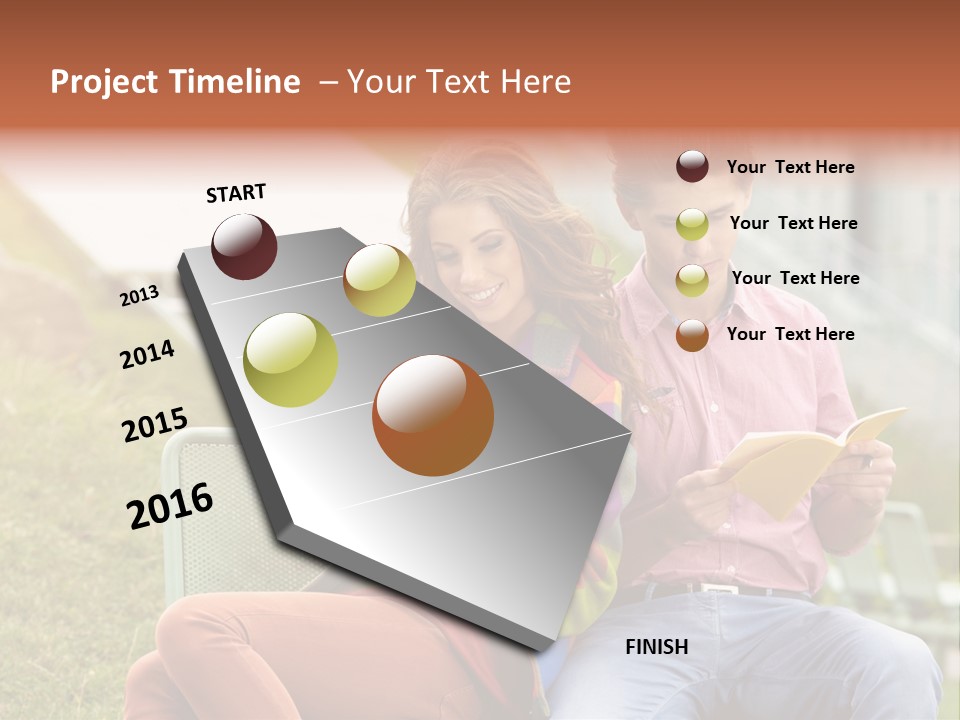 Education Beauty Mates PowerPoint Template