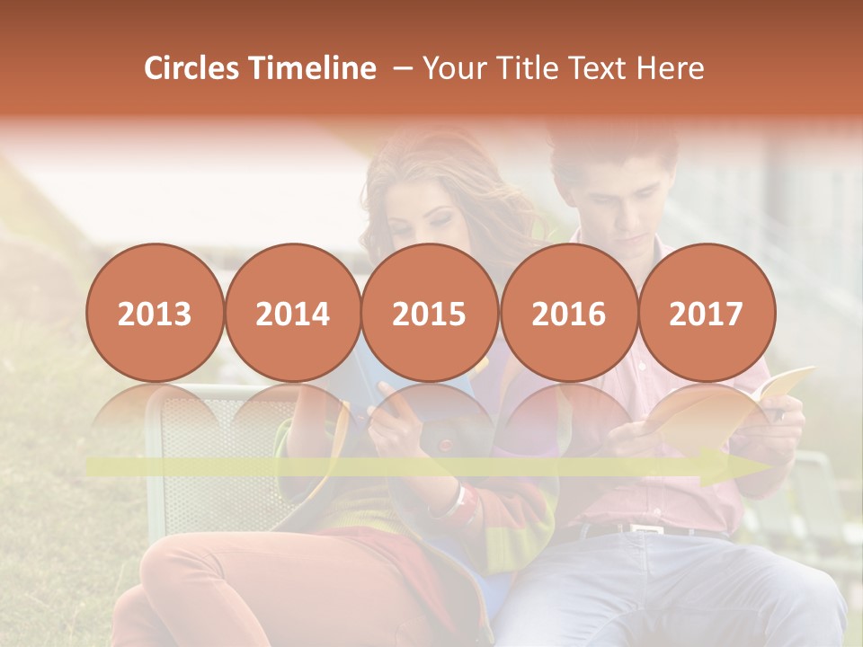 Education Beauty Mates PowerPoint Template