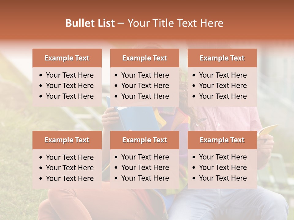 Education Beauty Mates PowerPoint Template