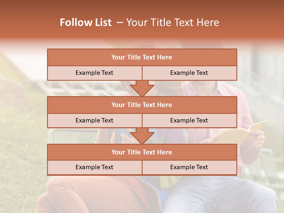 Education Beauty Mates PowerPoint Template