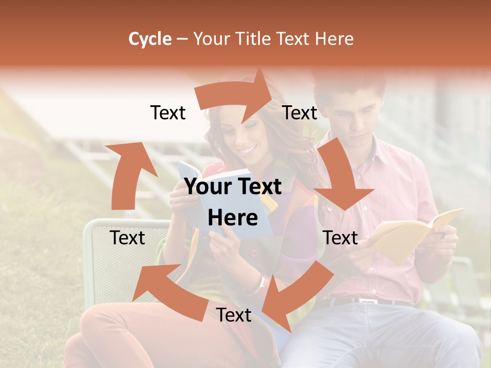 Education Beauty Mates PowerPoint Template