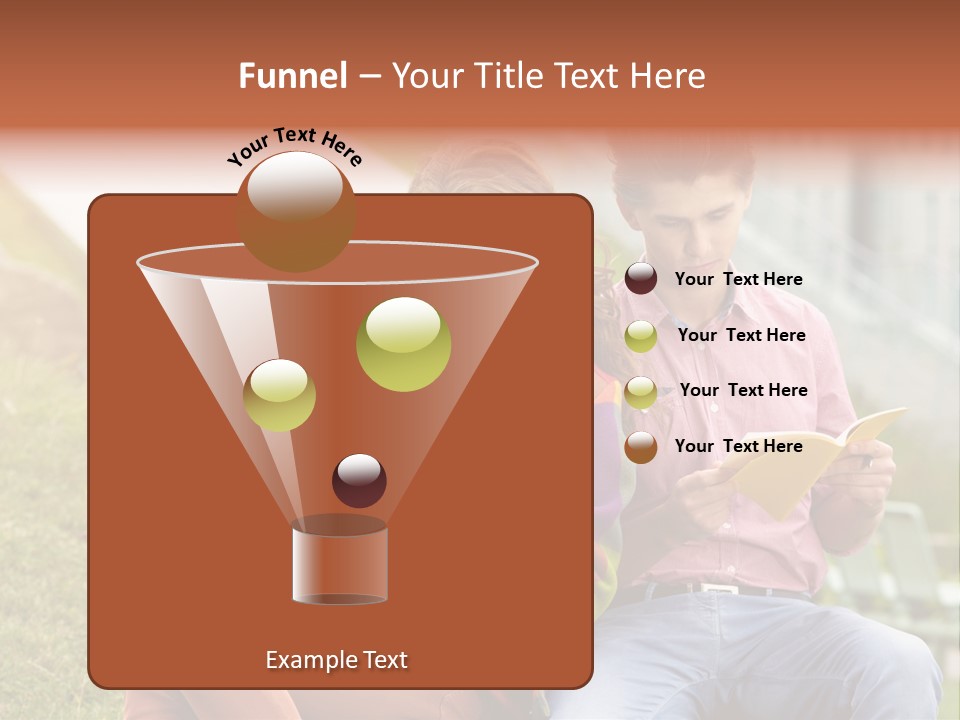 Education Beauty Mates PowerPoint Template