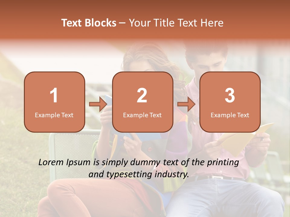 Education Beauty Mates PowerPoint Template