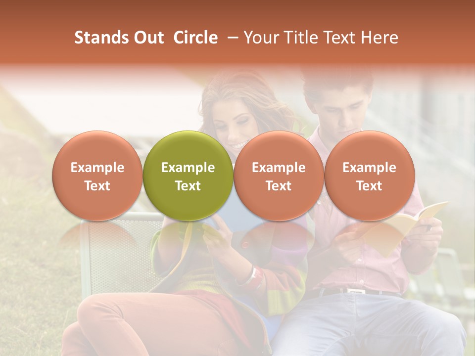 Education Beauty Mates PowerPoint Template