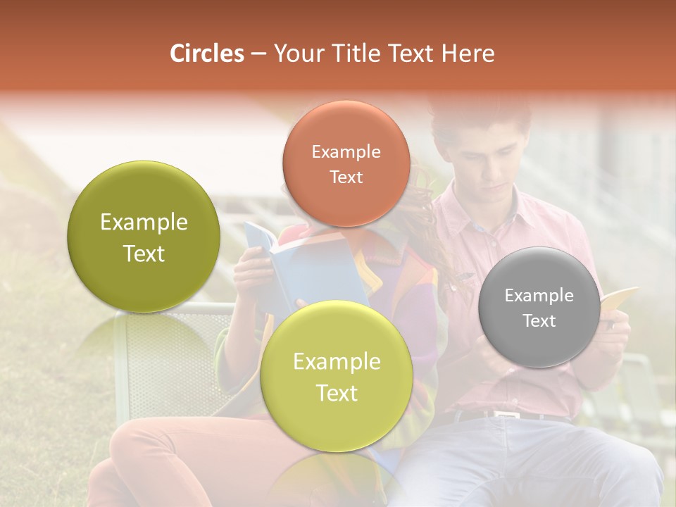 Education Beauty Mates PowerPoint Template