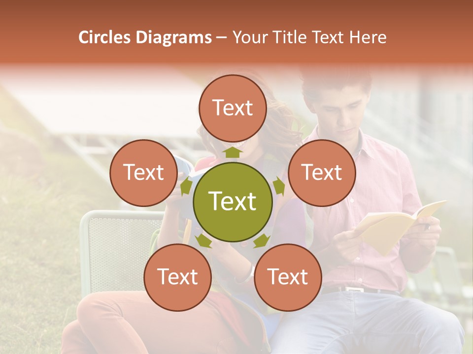 Education Beauty Mates PowerPoint Template