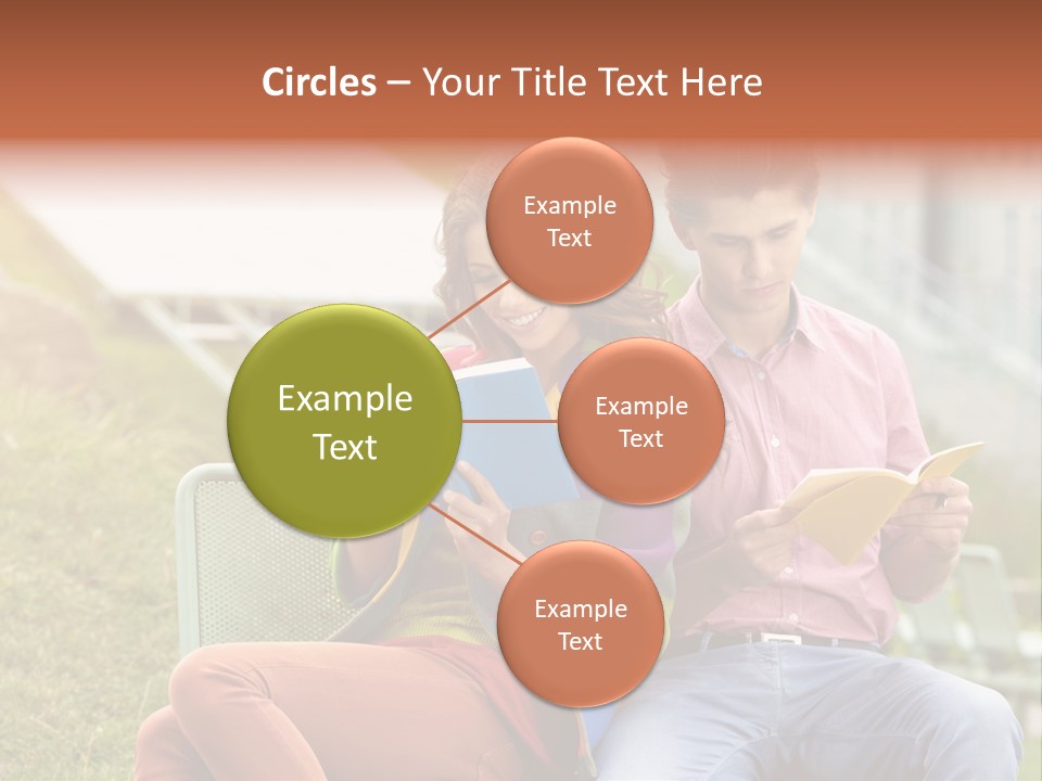 Education Beauty Mates PowerPoint Template