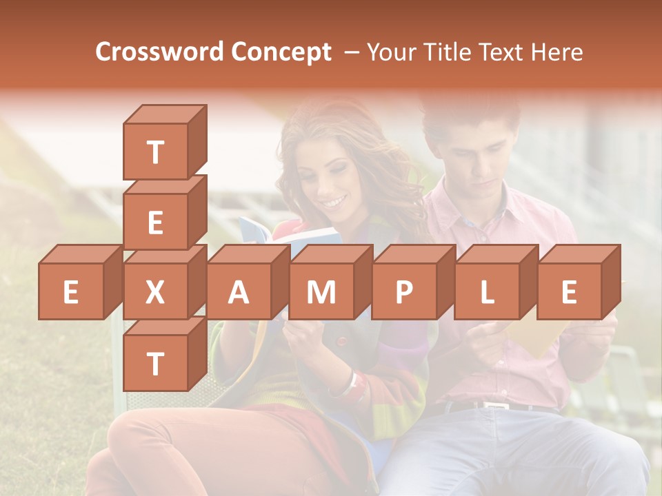 Education Beauty Mates PowerPoint Template