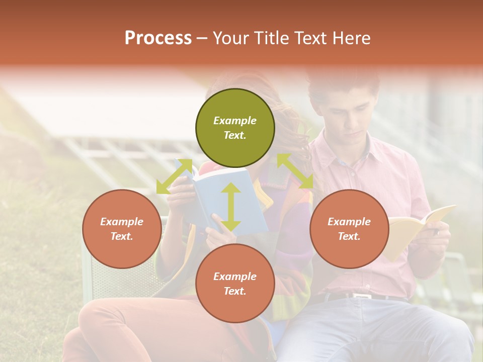 Education Beauty Mates PowerPoint Template