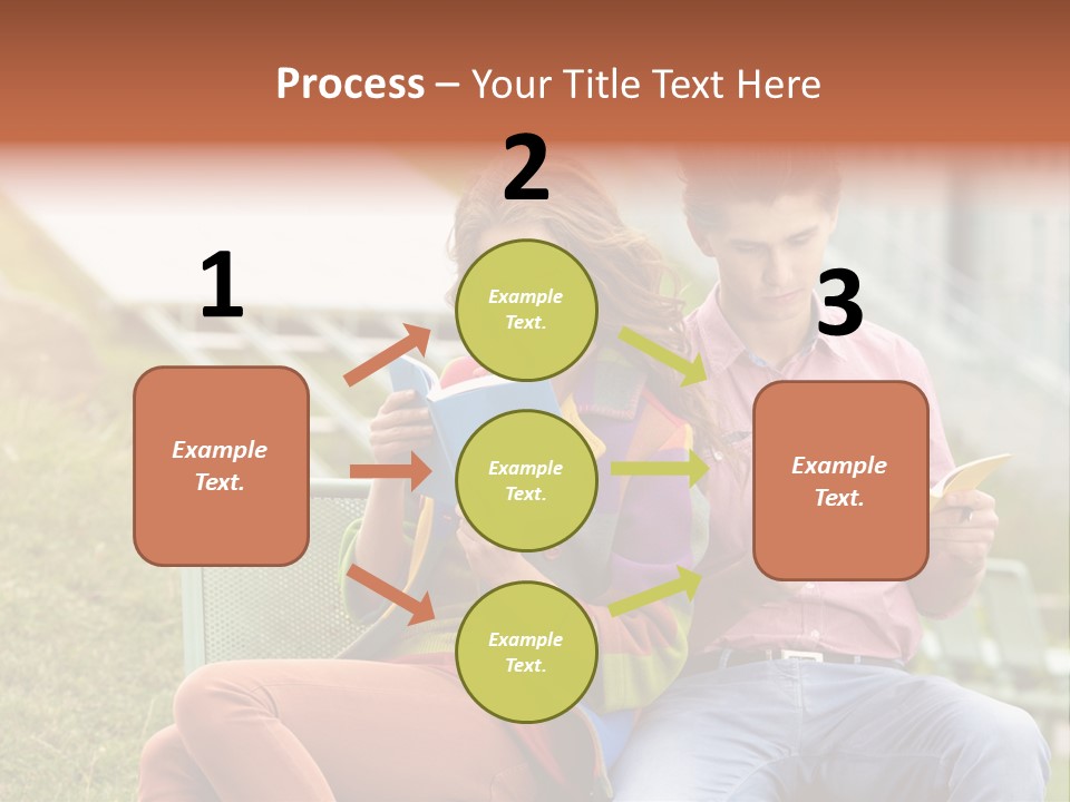 Education Beauty Mates PowerPoint Template