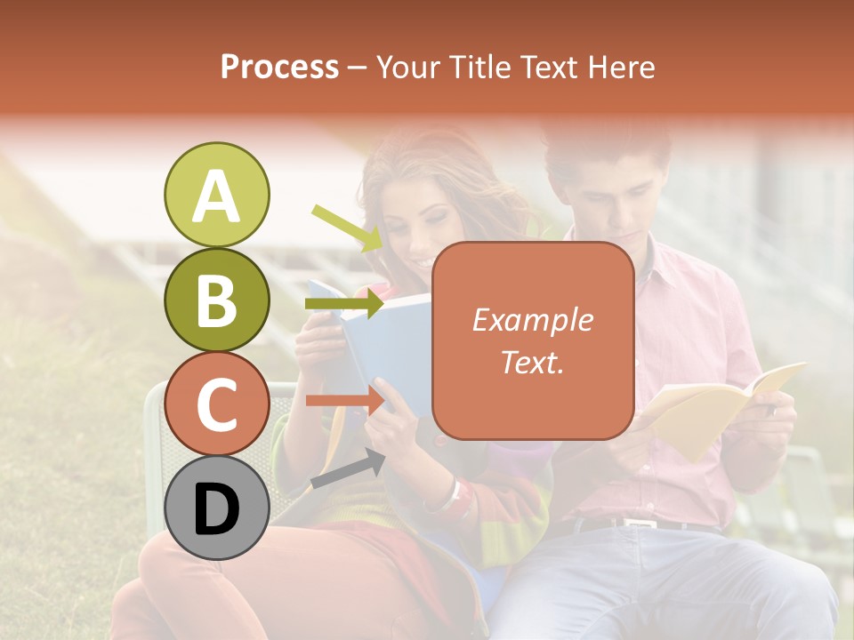 Education Beauty Mates PowerPoint Template