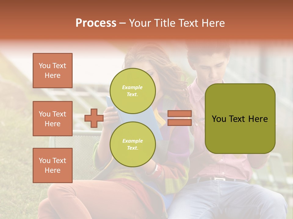 Education Beauty Mates PowerPoint Template