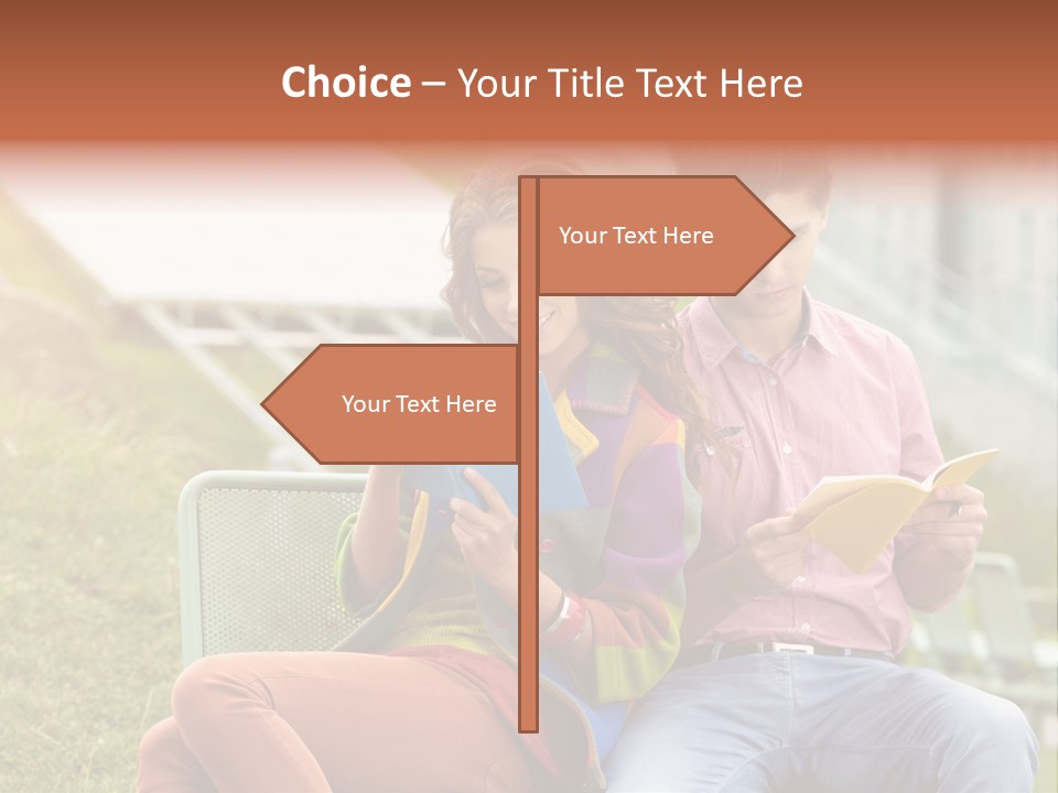 Education Beauty Mates PowerPoint Template