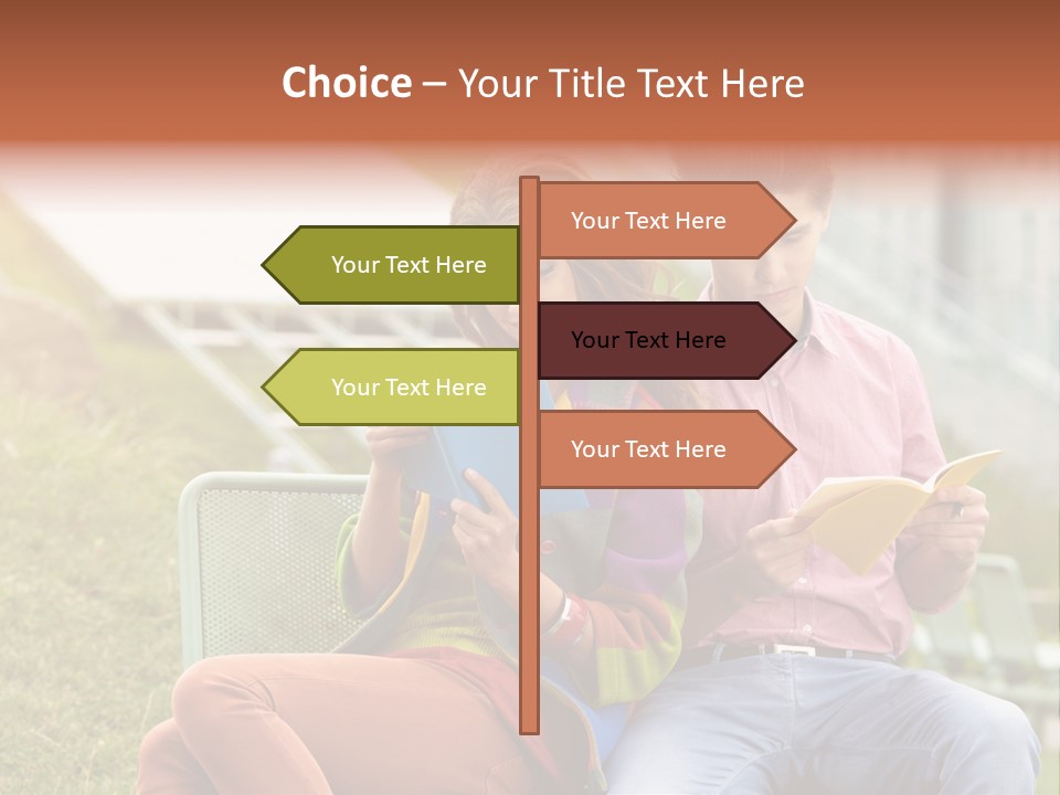 Education Beauty Mates PowerPoint Template