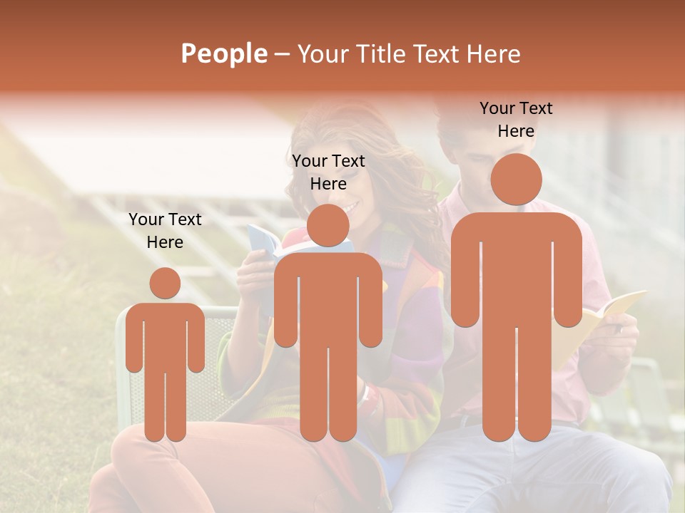 Education Beauty Mates PowerPoint Template