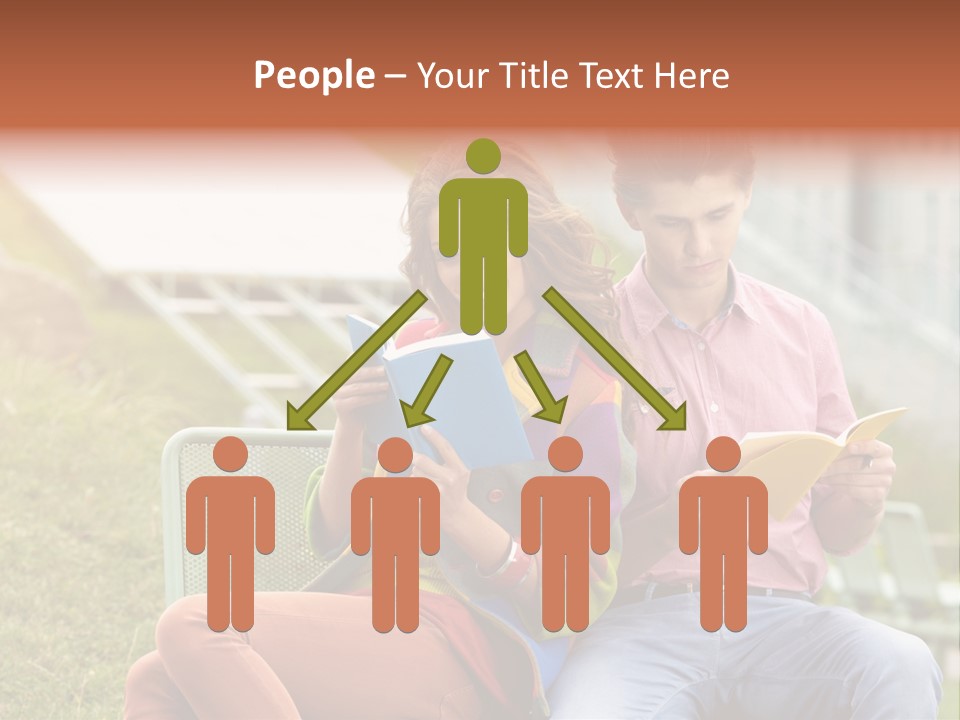 Education Beauty Mates PowerPoint Template