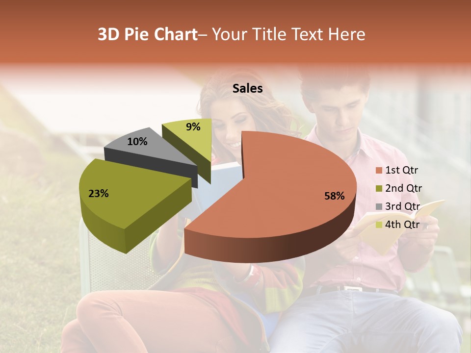 Education Beauty Mates PowerPoint Template