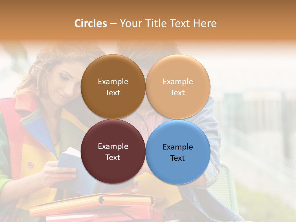 Twenties Woman Youngsters PowerPoint Template