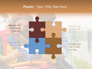 Twenties Woman Youngsters PowerPoint Template