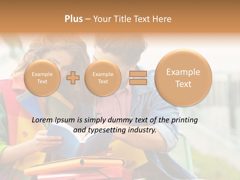Twenties Woman Youngsters PowerPoint Template