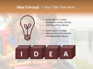 Twenties Woman Youngsters PowerPoint Template
