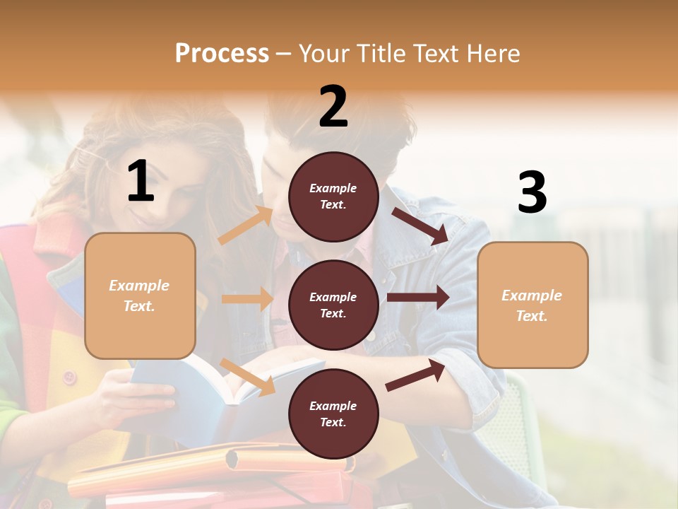 Twenties Woman Youngsters PowerPoint Template