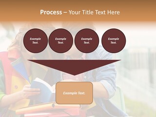 Twenties Woman Youngsters PowerPoint Template