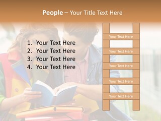 Twenties Woman Youngsters PowerPoint Template