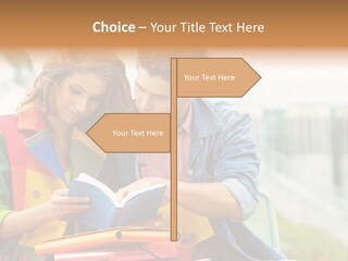 Twenties Woman Youngsters PowerPoint Template