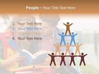 Twenties Woman Youngsters PowerPoint Template