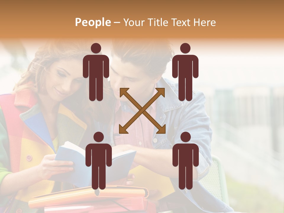 Twenties Woman Youngsters PowerPoint Template