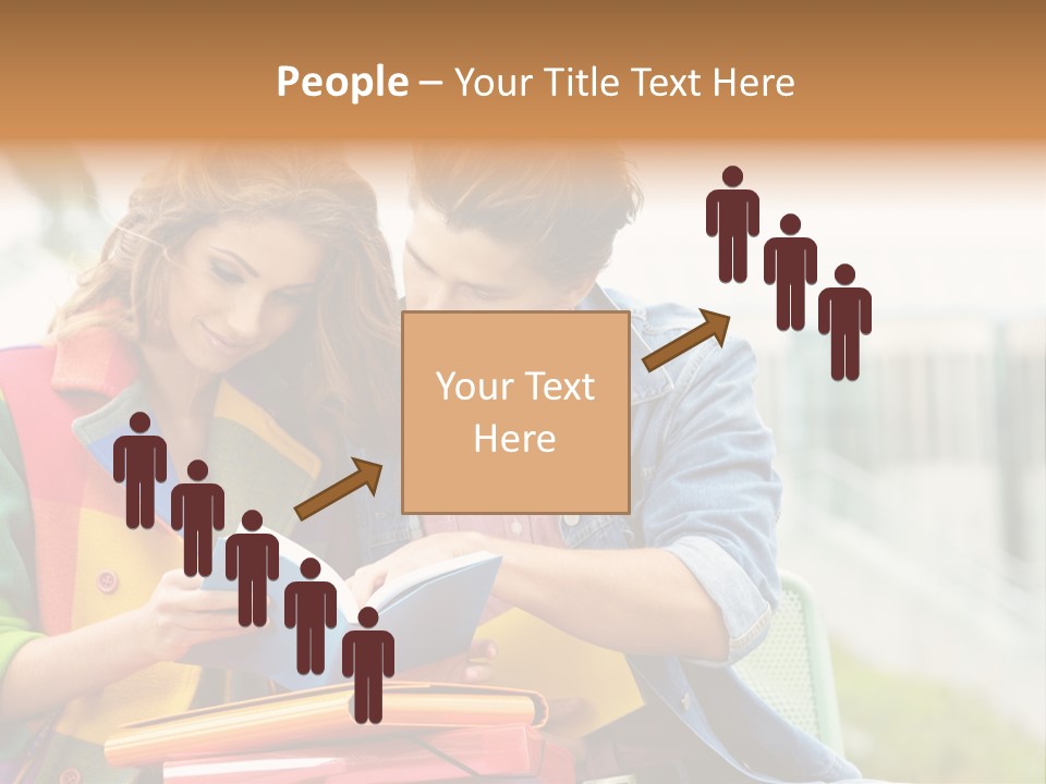 Twenties Woman Youngsters PowerPoint Template