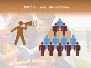 Twenties Woman Youngsters PowerPoint Template