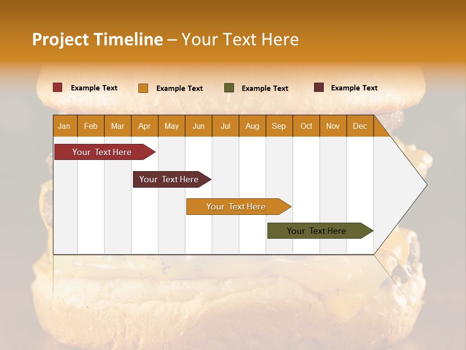 Yellow Gold Fast PowerPoint Template