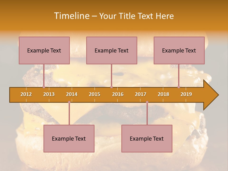 Yellow Gold Fast PowerPoint Template