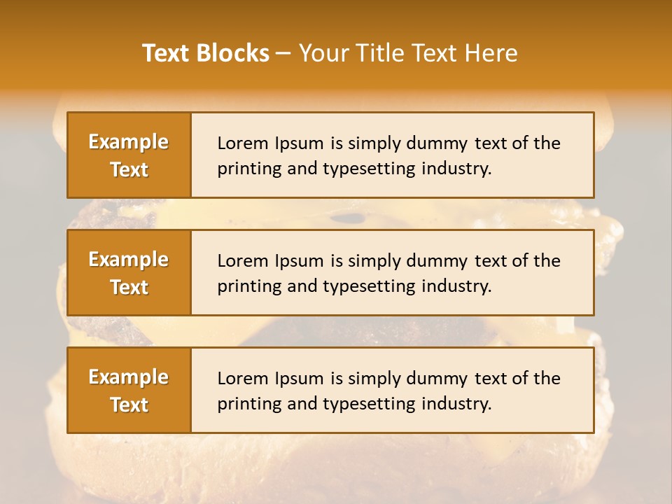 Yellow Gold Fast PowerPoint Template