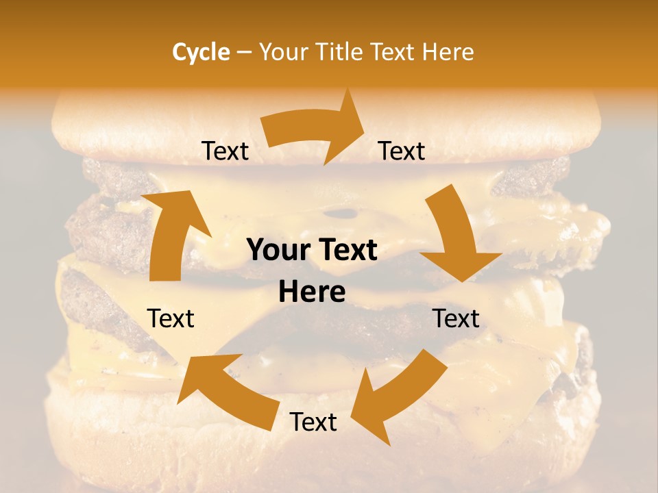 Yellow Gold Fast PowerPoint Template