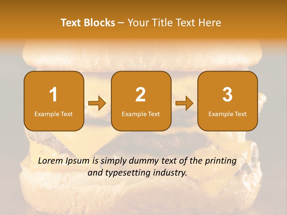 Yellow Gold Fast PowerPoint Template