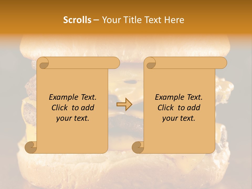 Yellow Gold Fast PowerPoint Template