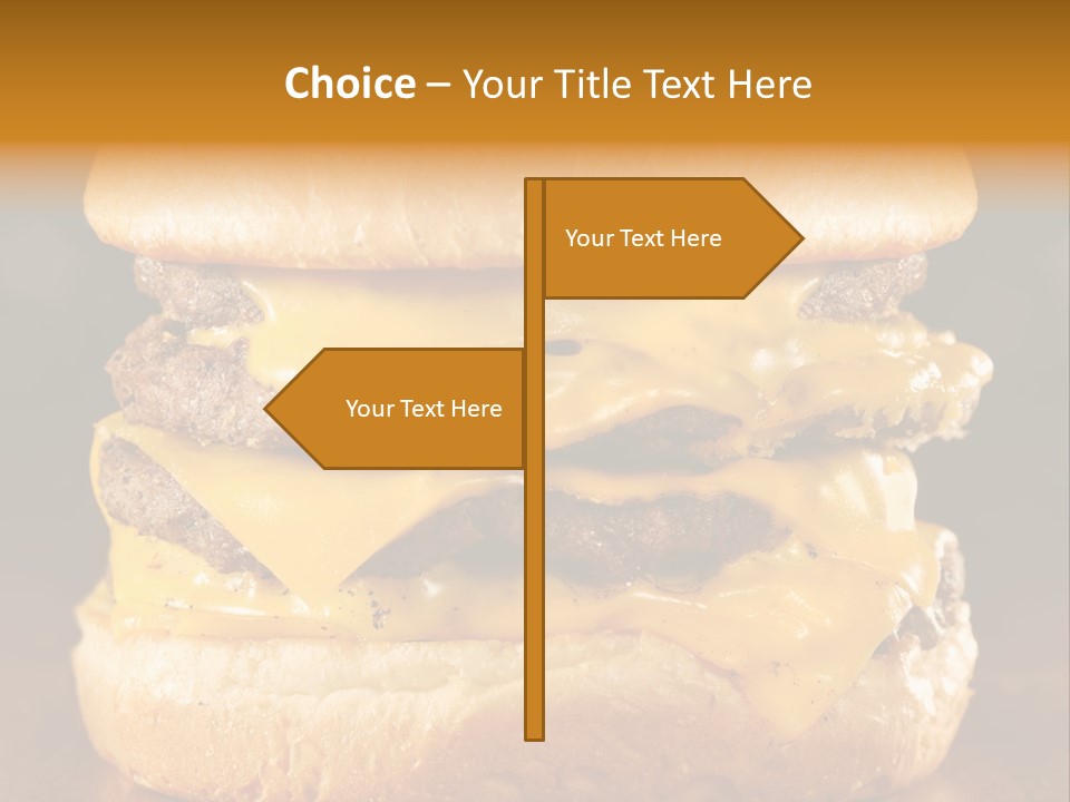 Yellow Gold Fast PowerPoint Template