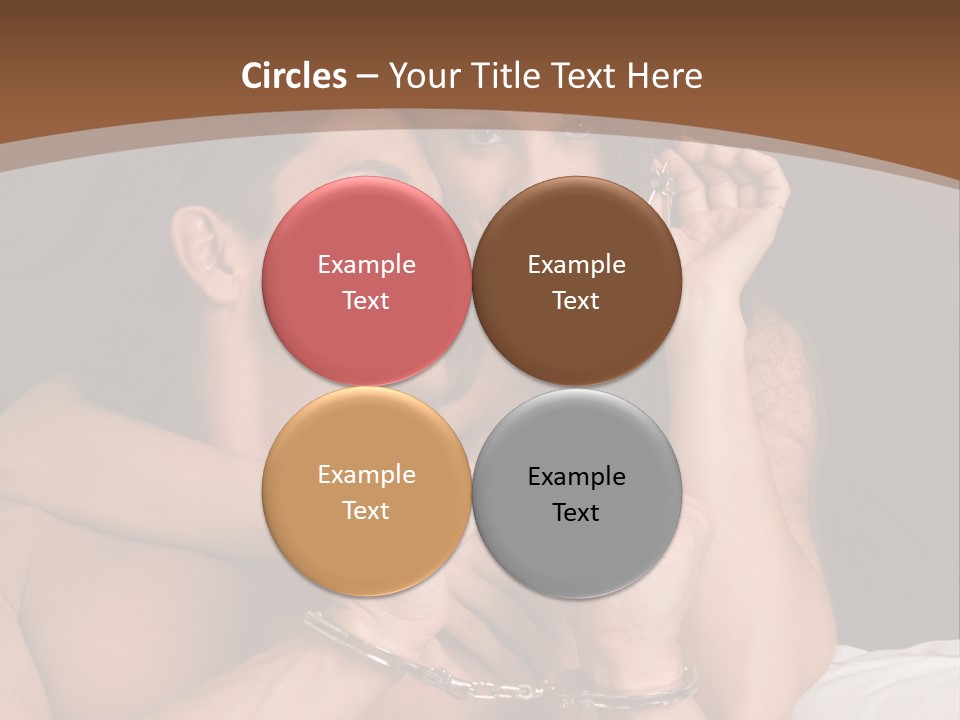 Sensual Love Mature  PowerPoint Template