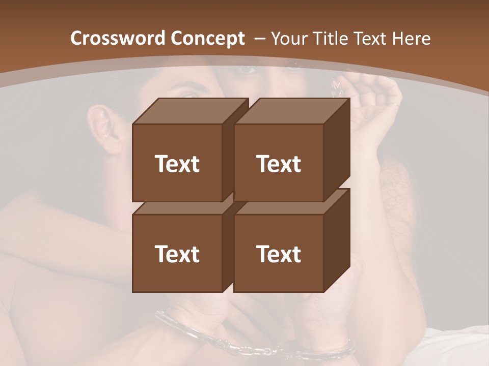 Sensual Love Mature  PowerPoint Template