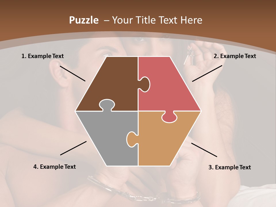 Sensual Love Mature  PowerPoint Template