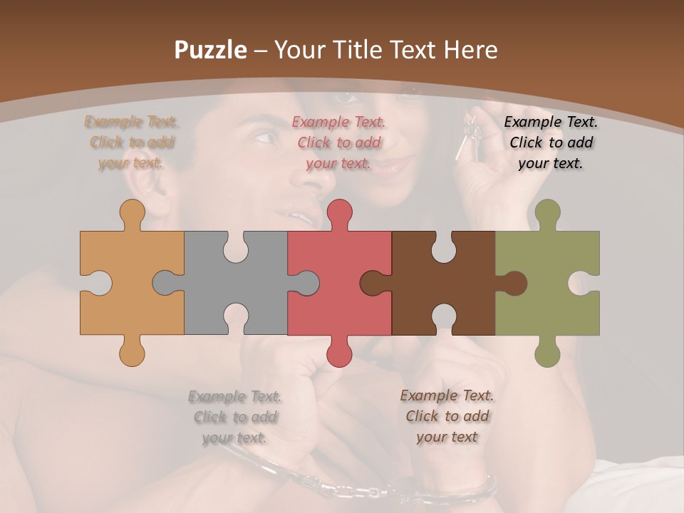 Sensual Love Mature  PowerPoint Template