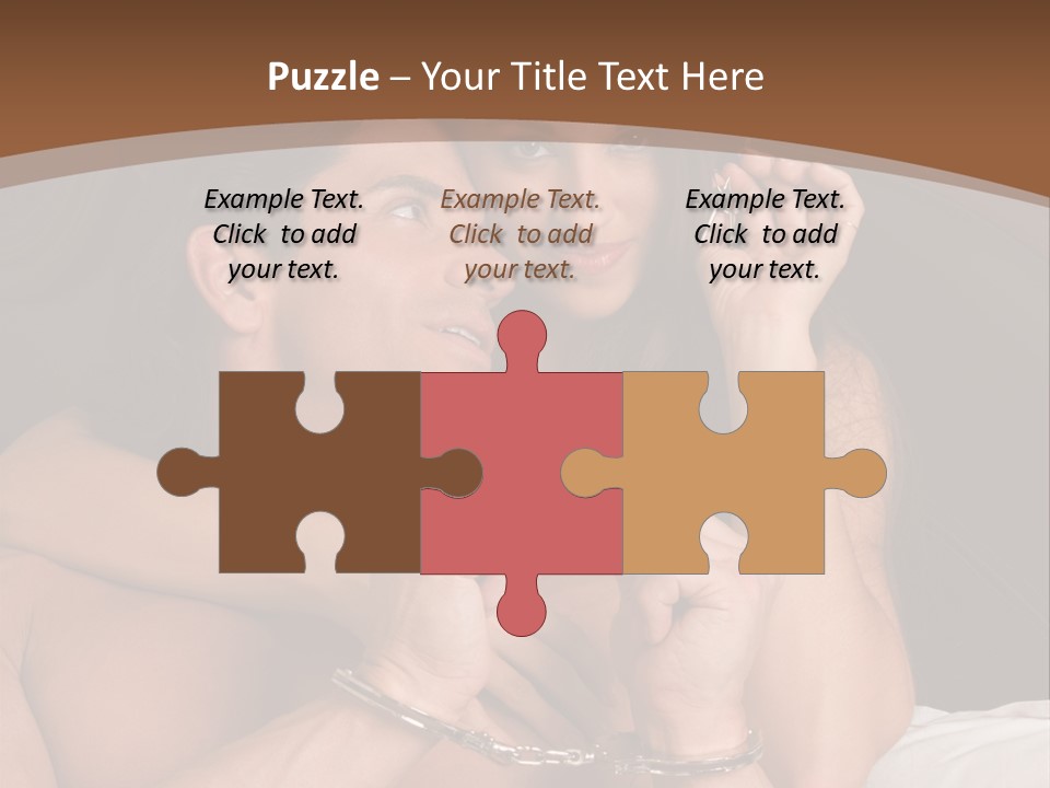 Sensual Love Mature  PowerPoint Template