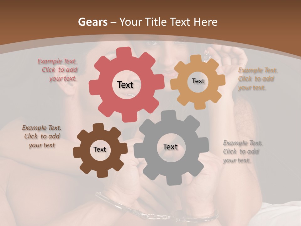 Sensual Love Mature  PowerPoint Template